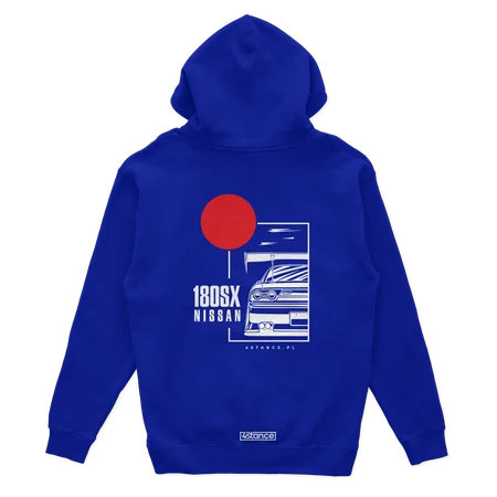 Nissan 180SX Kapuzenpulli blau