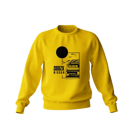 Nissan 300ZX Sweatshirt gelb