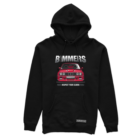 Schwarzer BMW E30 BIMMERS Hoodie