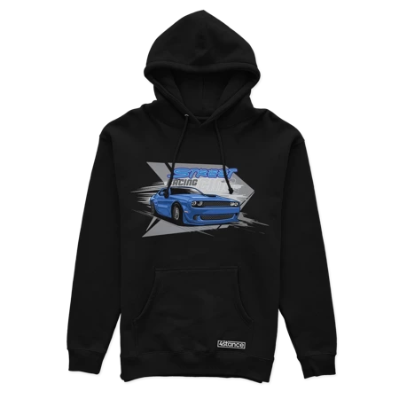 Schwarzer DODGE CHALLENGER Street Hoodie