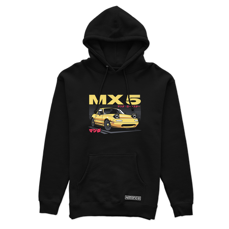 Schwarzer Kapuzenpullover MAZDA MIATA MX5