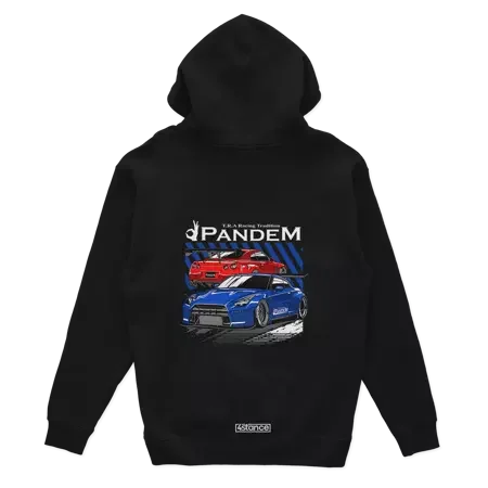 Schwarzer Nissan Skyline R35 Pandem Hoodie