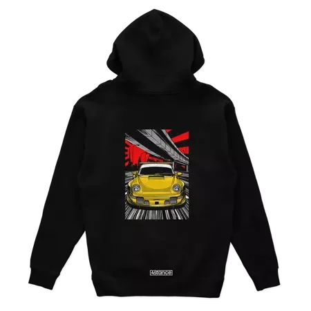 Schwarzer Porsche 911 Turbo Ruf CTR Hoodie