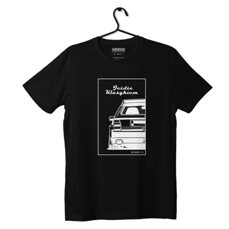 Schwarzes DELTA INTEGRALE T-shirt Ich fahre einen Klassiker