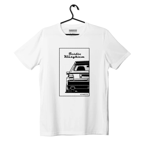 Schwarzes DELTA INTEGRALE T-shirt Ich fahre einen Klassiker