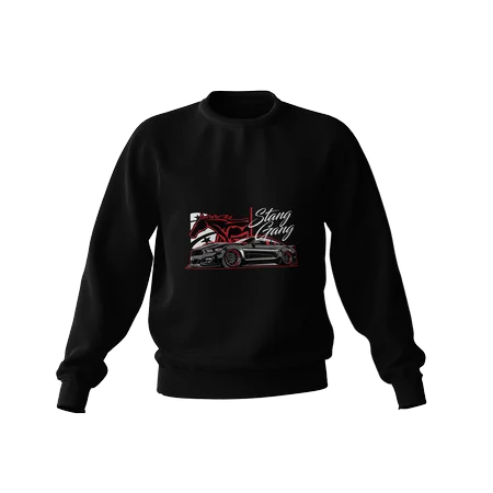 Schwarzes FORD Mustang Stang Gang Sweatshirt