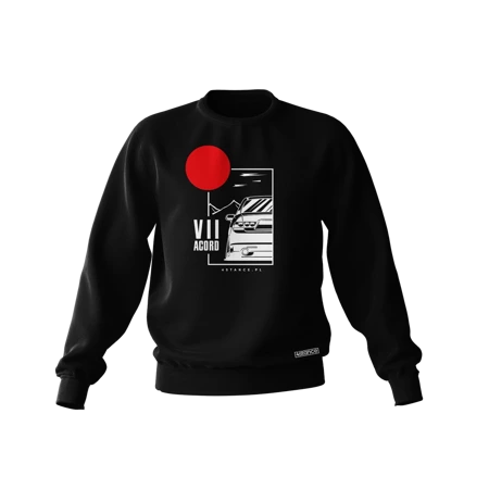 Schwarzes HONDA ACCORD VII JDM Sweatshirt