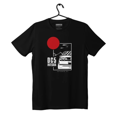 Schwarzes HONDA INTEGRA DC5 JDM-T-Shirt