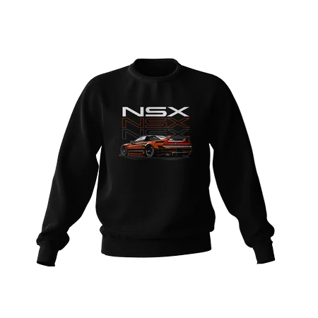 Schwarzes Honda NSX Sweatshirt