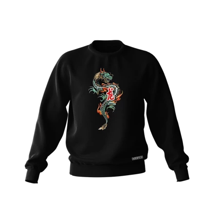 Schwarzes JAPAN DRAGON Sweatshirt