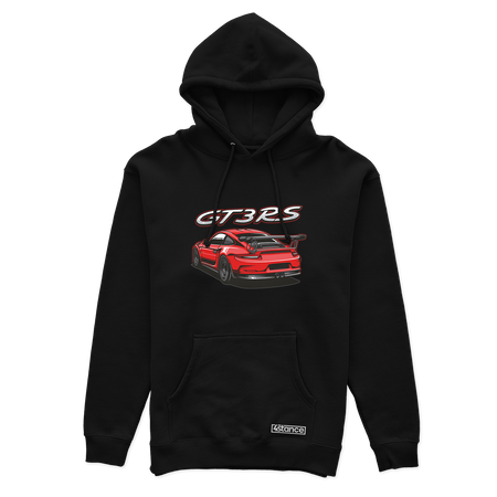 Schwarzes Kapuzensweatshirt PORSCHE 911 GT3 RS