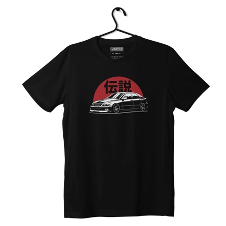 Schwarzes LEXUS IS200 IS300 IS JAPAN-T-Shirt