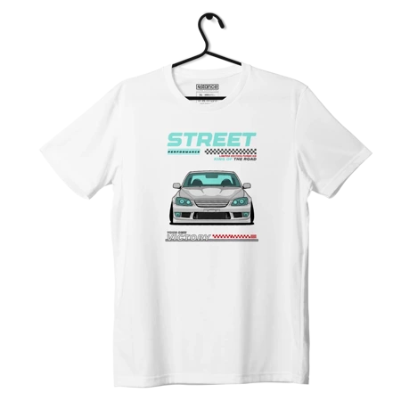 Schwarzes LEXUS IS200 IS300 STREET-T-Shirt