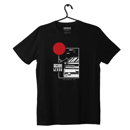 Schwarzes LEXUS SC300 JDM-T-Shirt