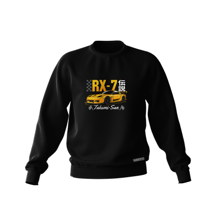 Schwarzes MAZDA RX-7 Sweatshirt