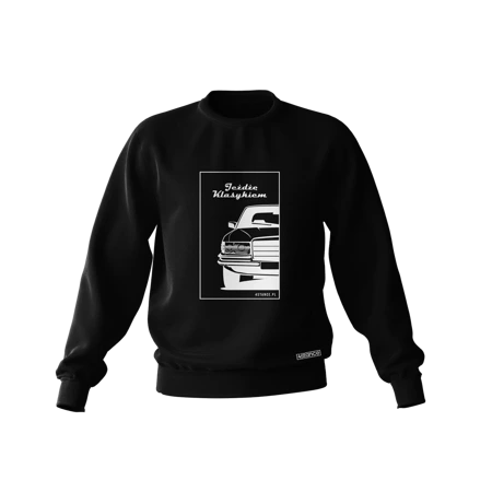 Schwarzes MERCEDES W116 Sweatshirt Ich fahre einen Klassiker