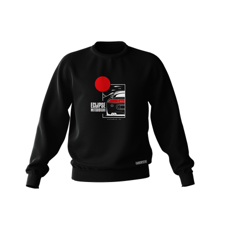 Schwarzes MITSUBISHI ECLIPSE Sweatshirt