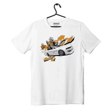 Schwarzes MITSUBISHI GALANT-T-Shirt 