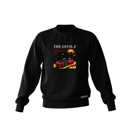 Schwarzes NISSAN 350Z DEVIL Sweatshirt