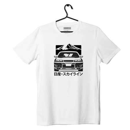 Schwarzes NISSAN R33 JAPAN-T-Shirt