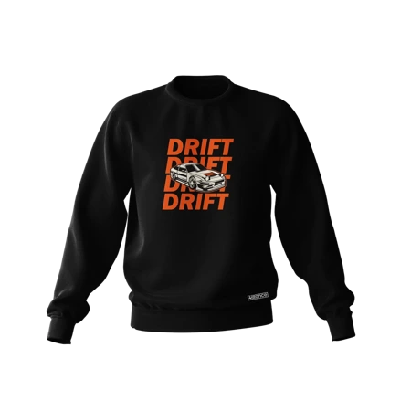 Schwarzes NISSAN S13 DRIFT Sweatshirt