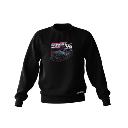 Schwarzes NISSAN S15 STREET RAICING Sweatshirt