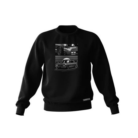 Schwarzes NISSAN SKYLINE C10 Sweatshirt