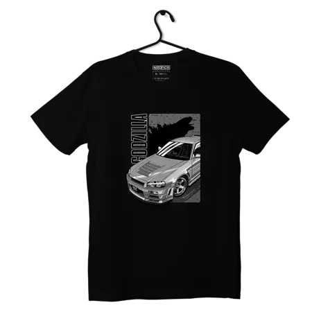 Schwarzes Nissan Skyline GT-R R34 Nismo-T-Shirt