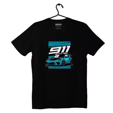 Schwarzes Porsche 911 GT3 RS-T-Shirt