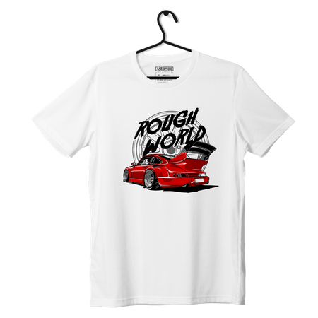 Schwarzes Porsche 911 RWB-T-Shirt