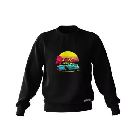 Schwarzes Porsche 911 Singer Sweatshirt