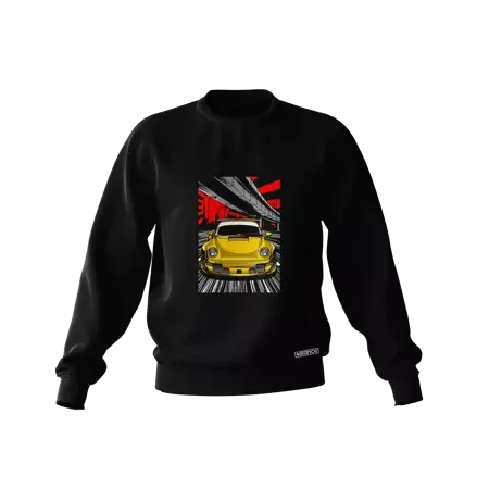 Schwarzes Porsche 911 Turbo Ruf CTR Sweatshirt