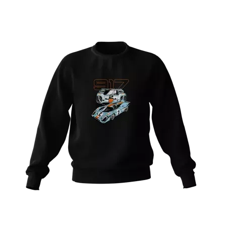 Schwarzes Porsche 917 Sweatshirt