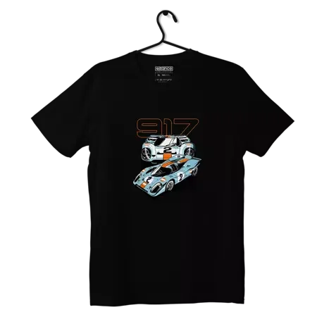 Schwarzes Porsche 917-T-Shirt