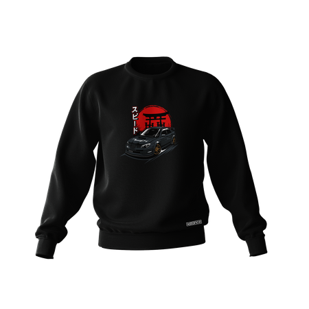 Schwarzes SUBARU IMPREZA HAWKEYE Sweatshirt