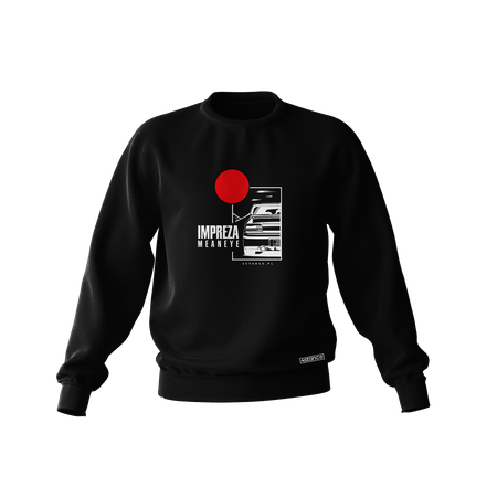 Schwarzes SUBARU IMPREZA MEANEYE Sweatshirt