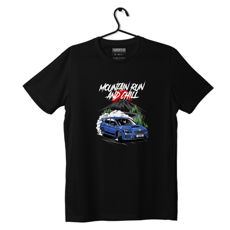 Schwarzes SUBARU IMPREZA T-shirt RAPTOREYE