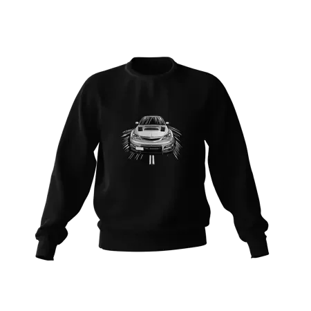 Schwarzes Subaru Impreza STI Stinkeye Sweatshirt