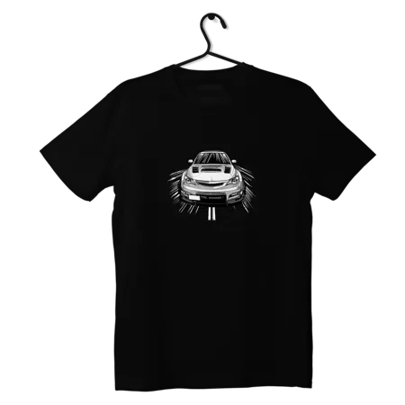 Schwarzes Subaru Impreza STI Stinkeye-T-Shirt