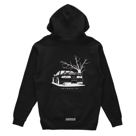 Schwarzes Sweatshirt mit Kapuze NISSAN SILVIA S13 JAPAN