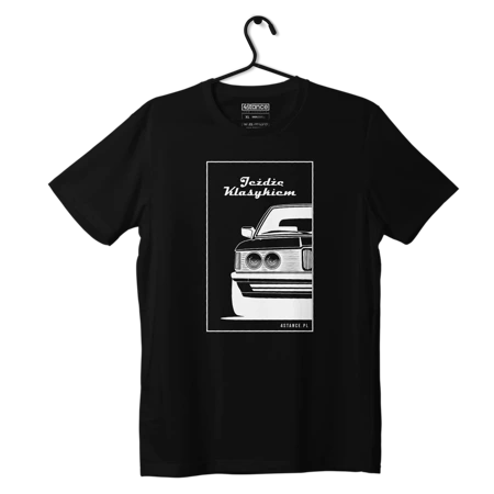 Schwarzes T-Shirt BMW E21 Ich fahre einen Klassiker