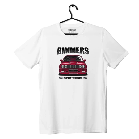 Schwarzes T-shirt BMW E30 BIMMERS