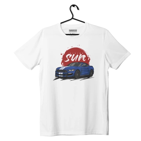 Schwarzes T-shirt FORD MUSTANG SUN