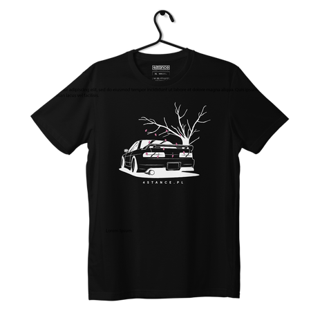 Schwarzes T-shirt NISSAN SILVIA S13 JAPAN