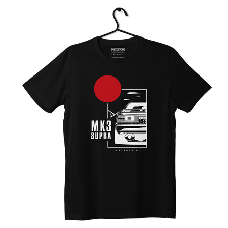 Schwarzes T-shirt TOYOTA SUPRA MK3