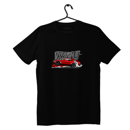 Schwarzes T-shirt VROOM