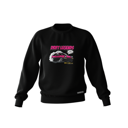 Schwarzes TOYOTA AE86 PINK Sweatshirt