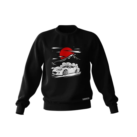 Schwarzes TOYOTA GT86 Downhill Sweatshirt