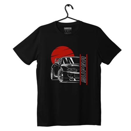 Schwarzes TOYOTA SUPRA MK4 JAPAN-T-Shirt