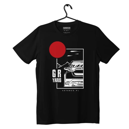 Schwarzes TOYOTA YARIS GR JDM-T-Shirt